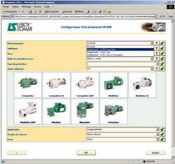 Online catalogue for Leroy Somer - product configurator